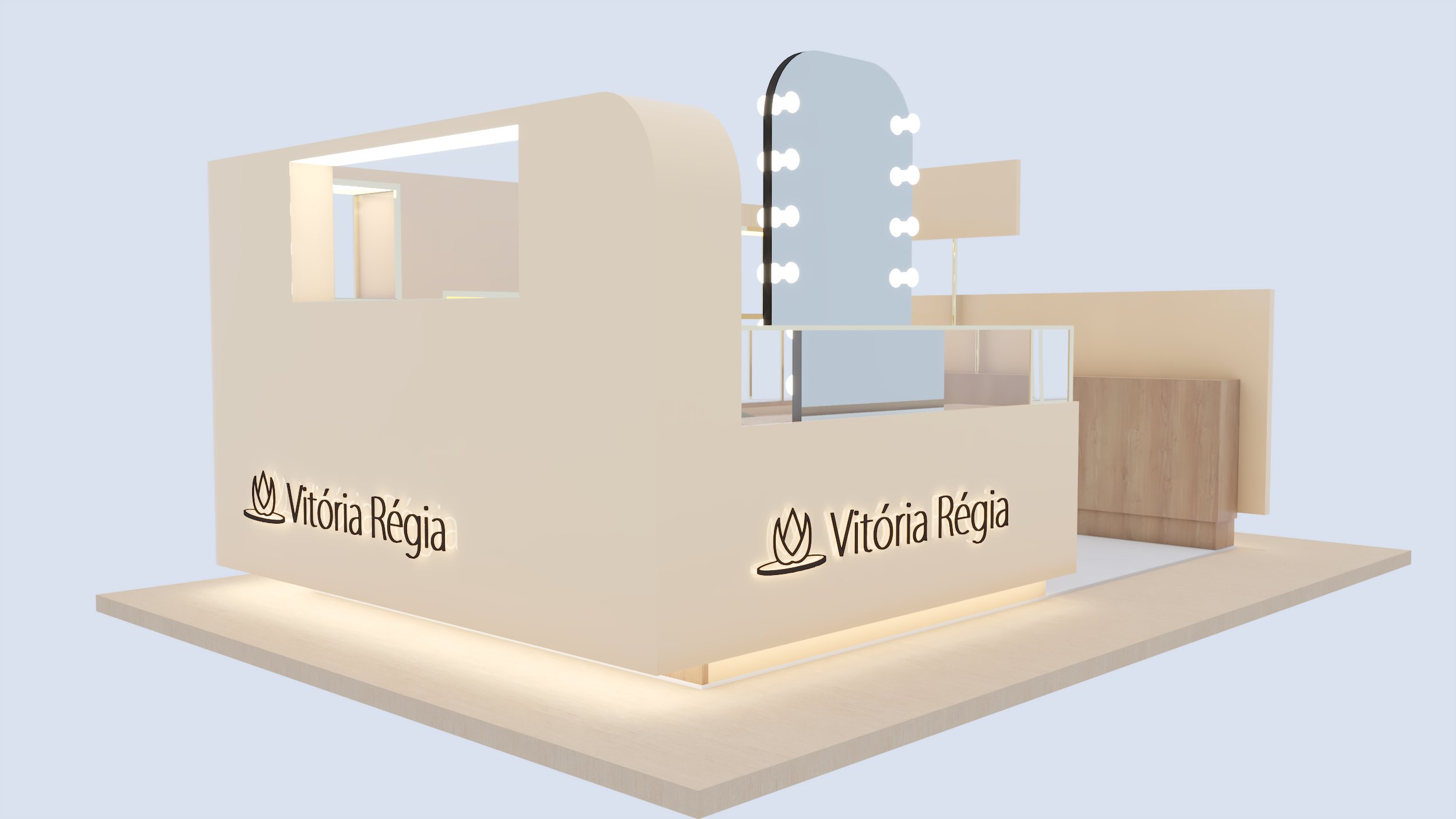 Stand de Shopping - Vitoria regia-5