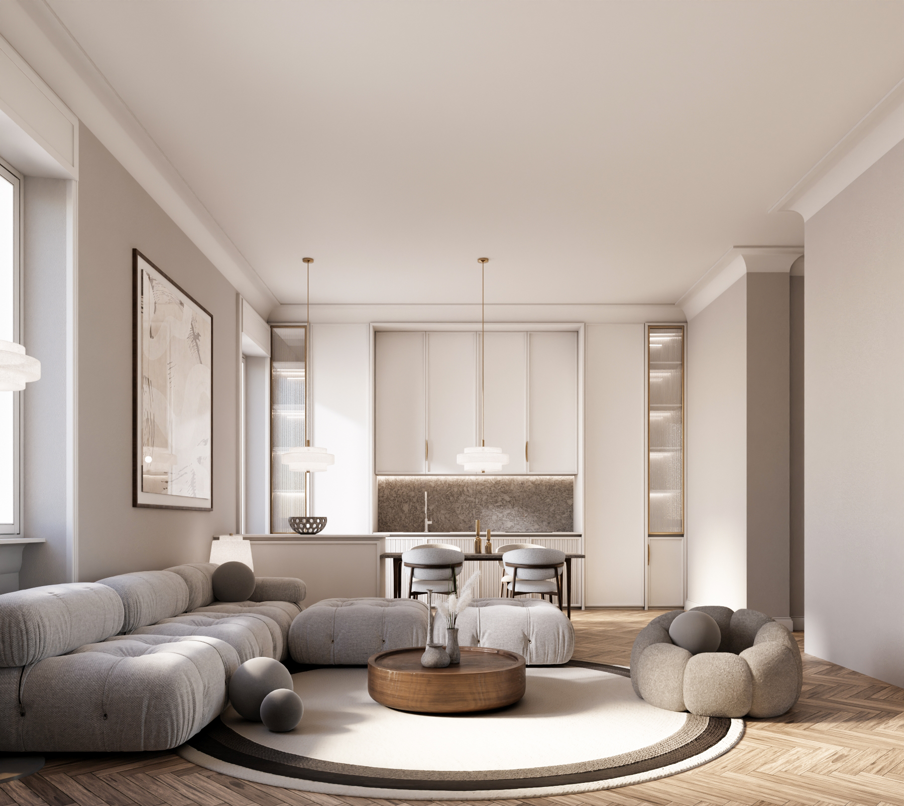 Eternally White House 室内设计项目-3