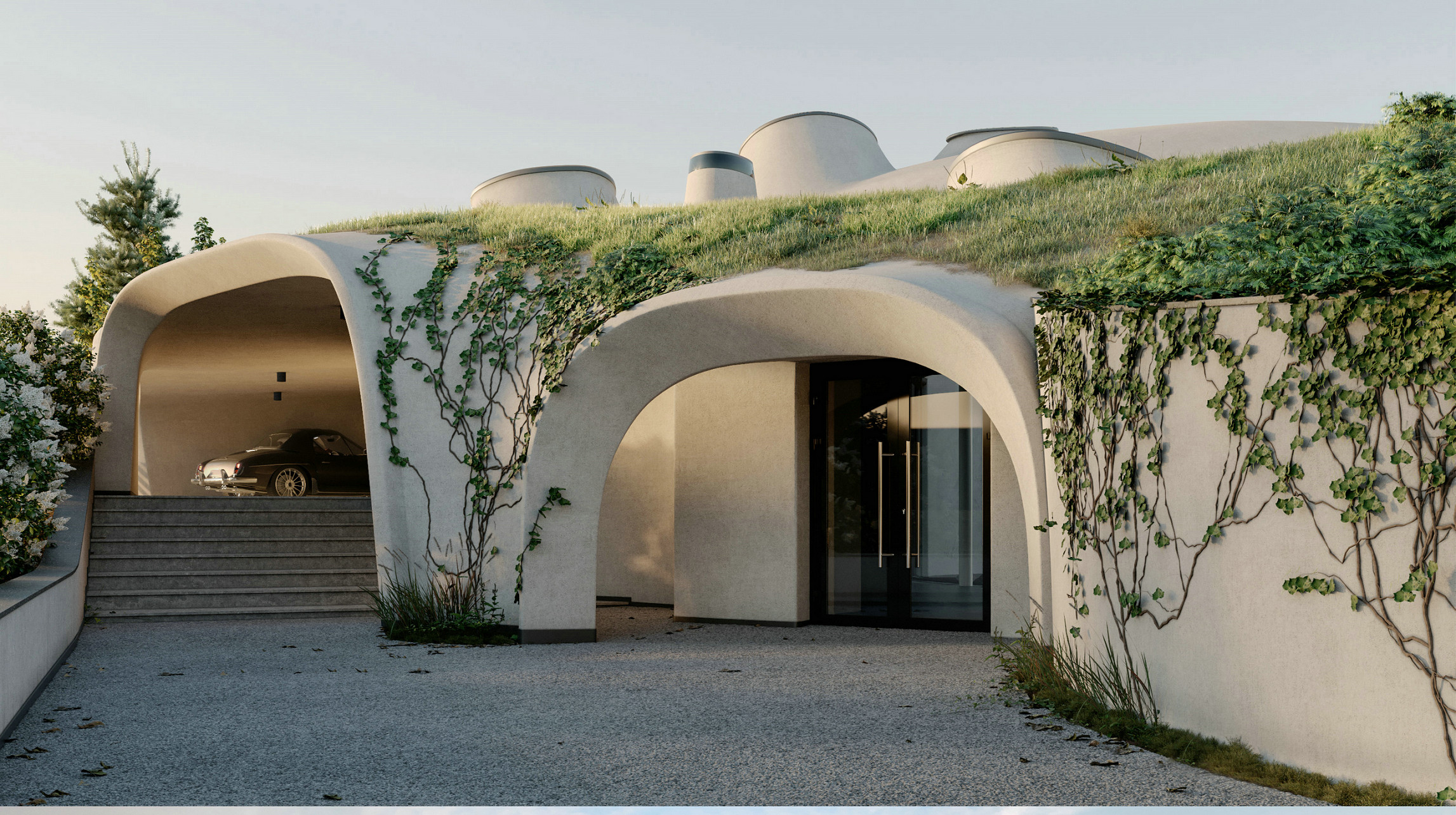 别墅外立面效果-0