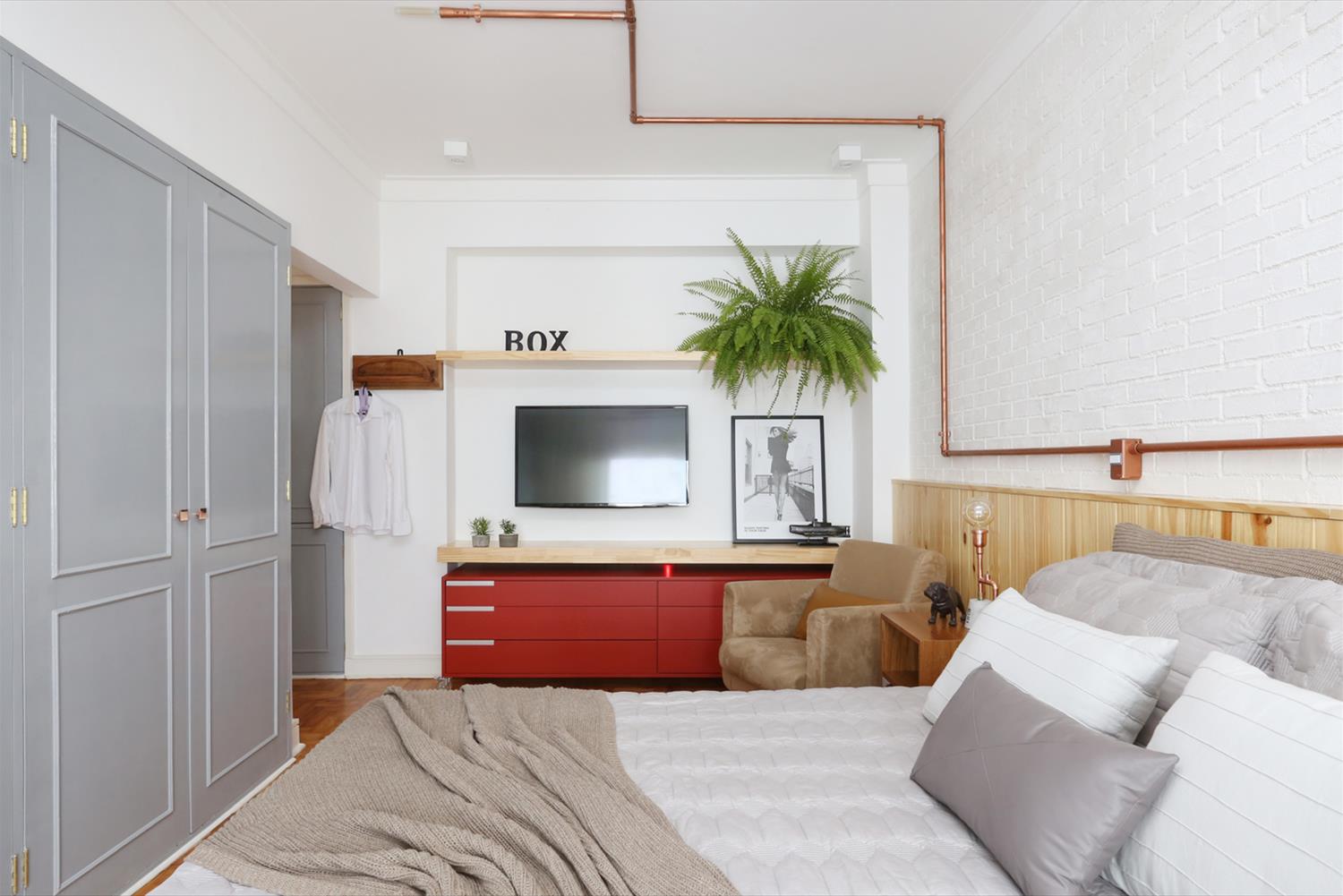 J·E 现代工业风公寓-7