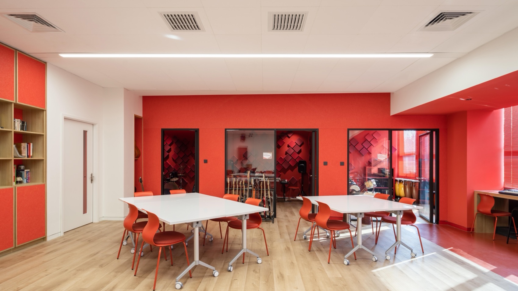 京西学校高中音乐教室丨中国北京丨Studio Vapore（蔚魄）-19