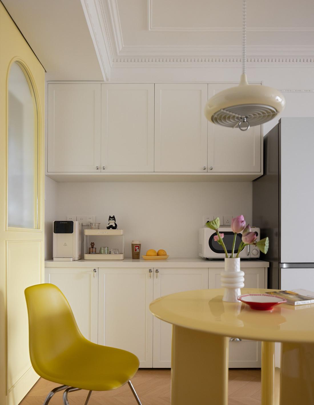 95㎡色彩多变的少女风轻法式-21