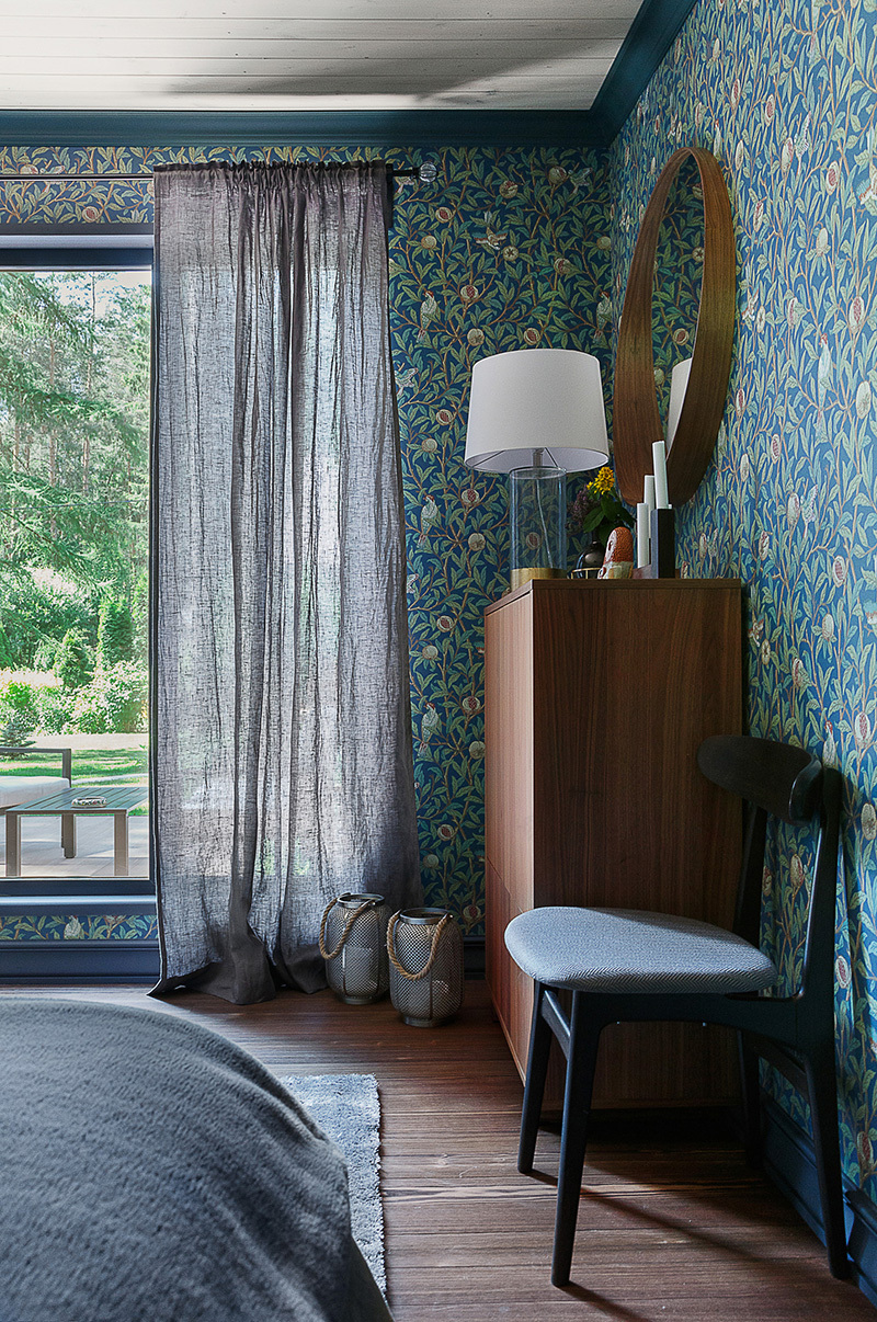 俄罗斯 Perm 木屋 | 英式乡村风格,绿色调,复古元素-12