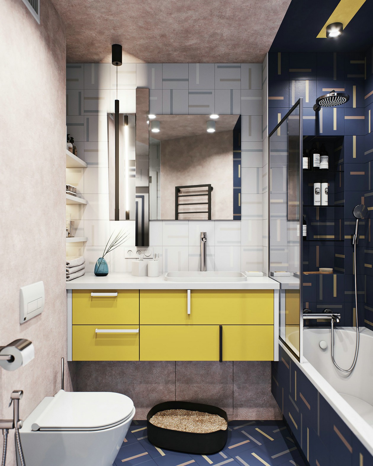 65平 多彩小空间设计！-26