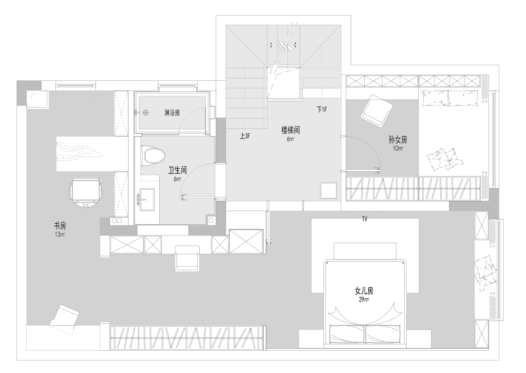 三代同堂新中式雅居丨中国乐山丨W&M-78