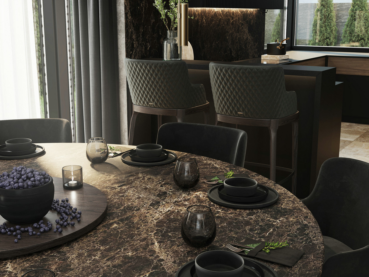 高级黑色系公寓设计-6