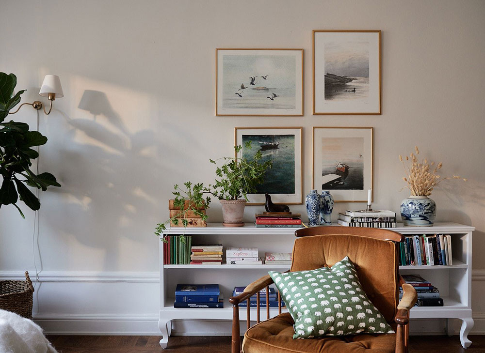 复古绿调斯德哥尔摩公寓设计-22