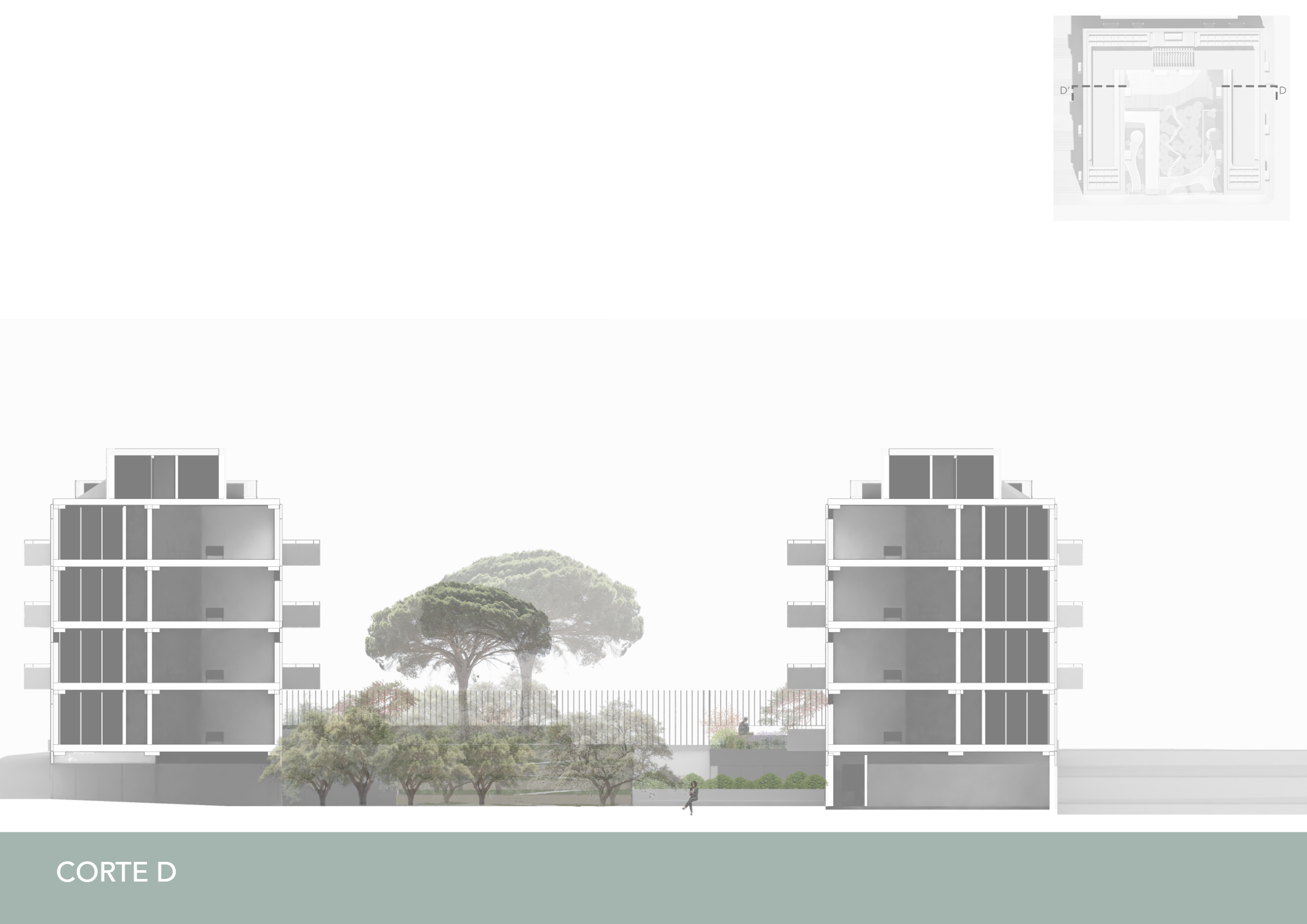 Preliminary design for residential complex in Sintra-8