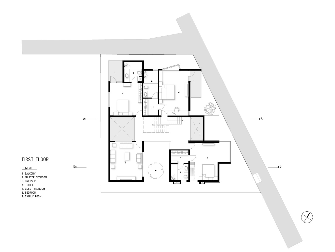 绿意盎然的北班加尔住宅丨Funktion Design-45