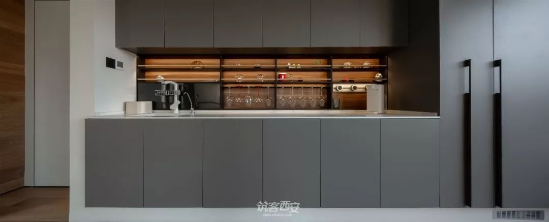 兰亭·望 | 李翔设计师的简约复式空间设计-61