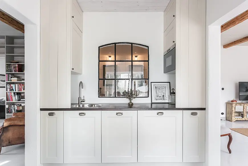 蓝绿色调的法国乡村风格与北欧风室内设计-13