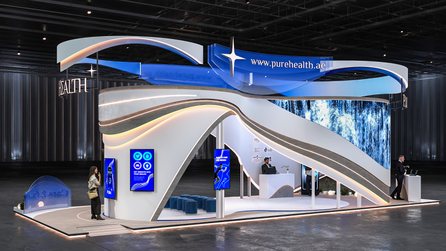 Pure Health WHX Tech展会展位设计丨未明确提及-13
