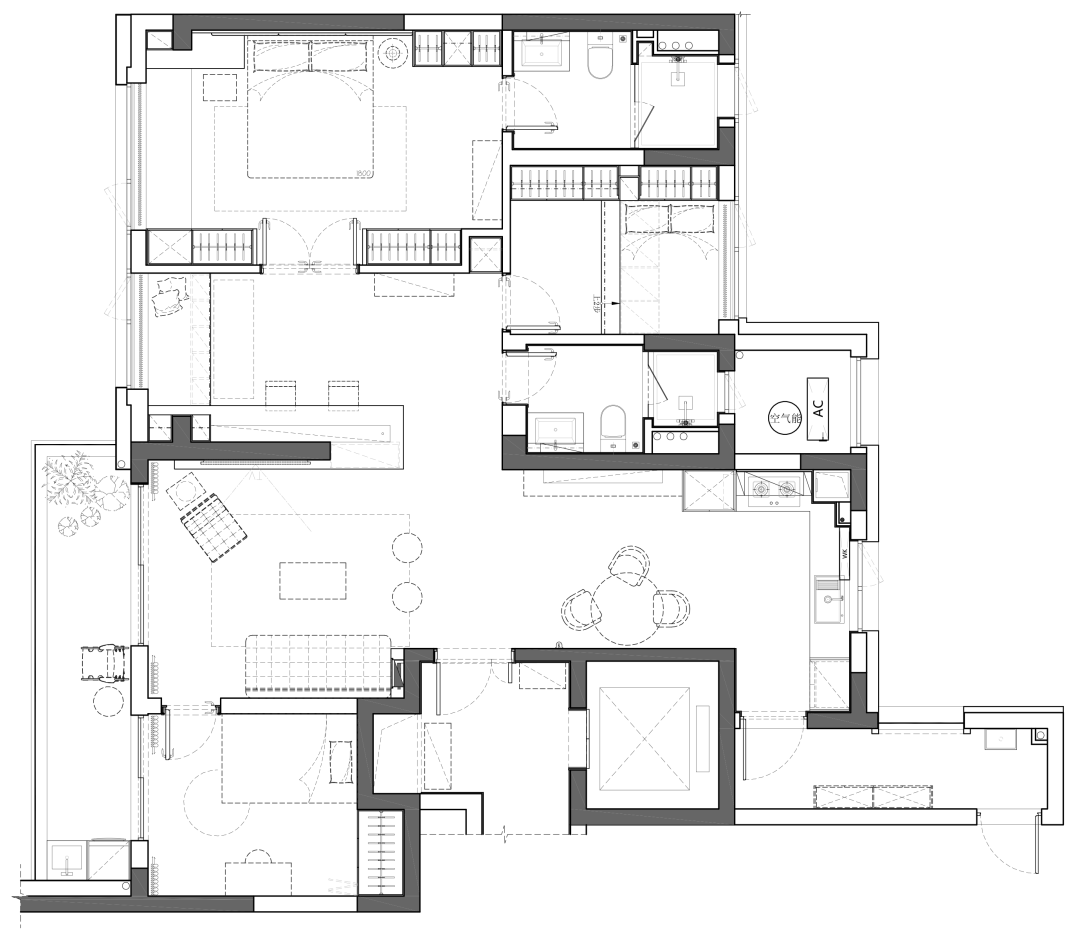 精装房改造 · 包豪斯基因与蒙德里安色彩的碰撞丨中国杭州丨菲拉设计（FLY DESIGN）-72