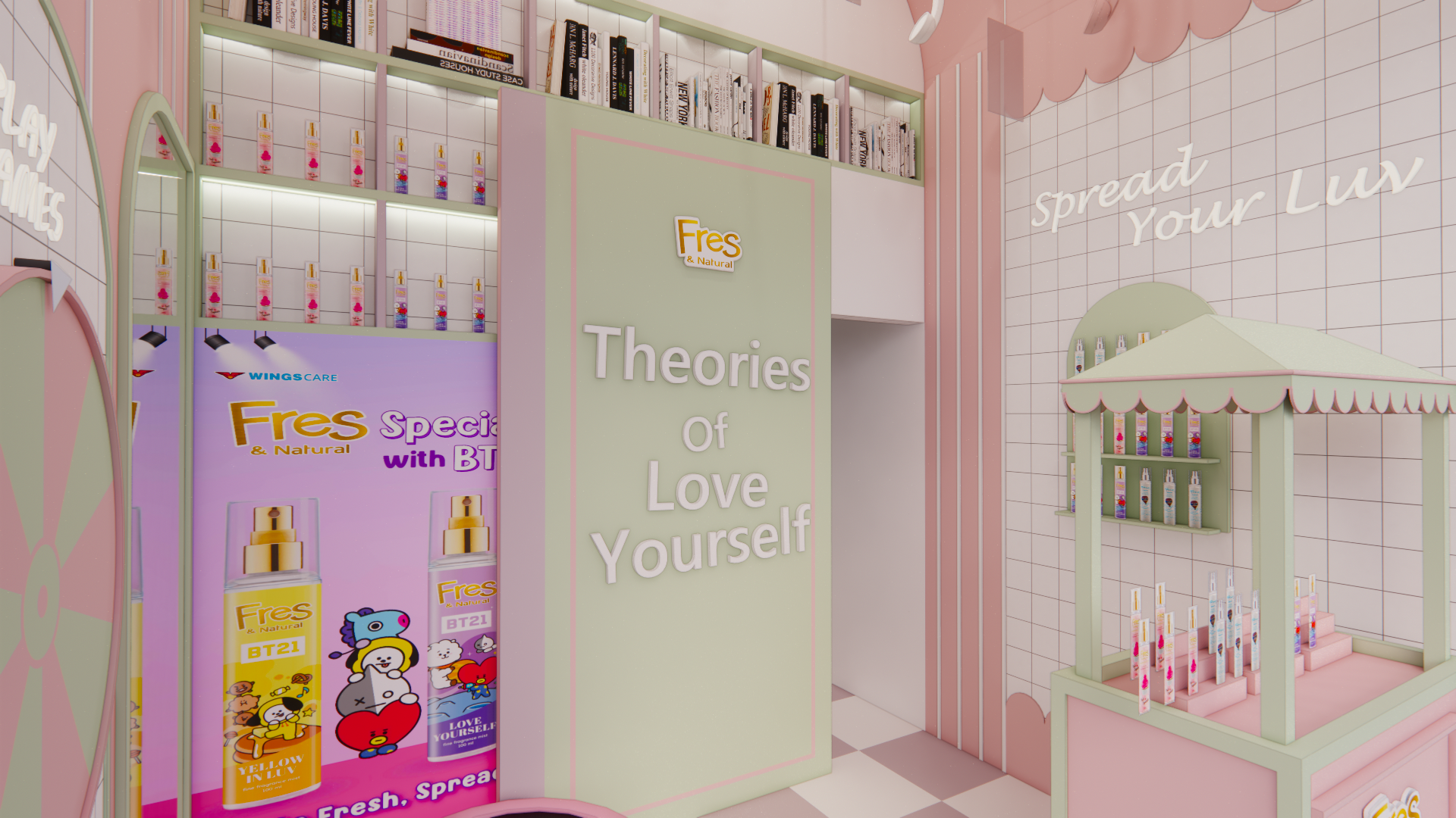 Exhibition Pink Booth Fres & Natural-8