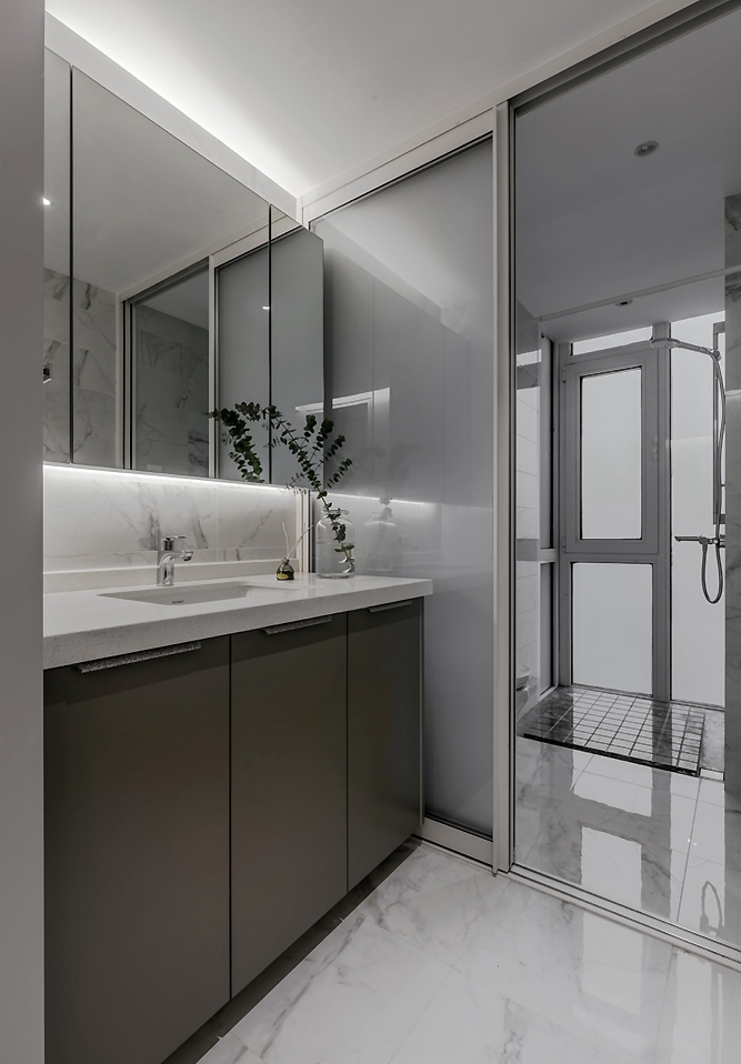 咸阳 110㎡现代轻奢三室,步入式衣帽间实力与颜值并存!-76