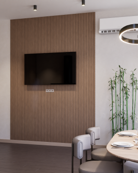 The modern kitchen design