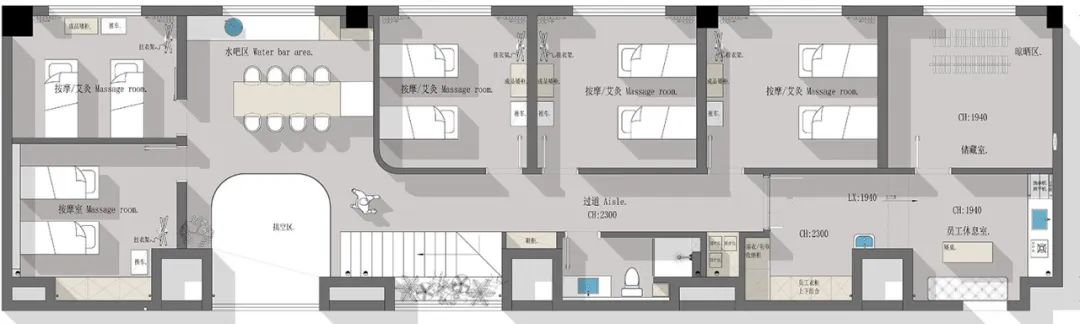 为屿康复中心 · 300㎡养生商务会所丨中国常州丨鸿鹄设计-16