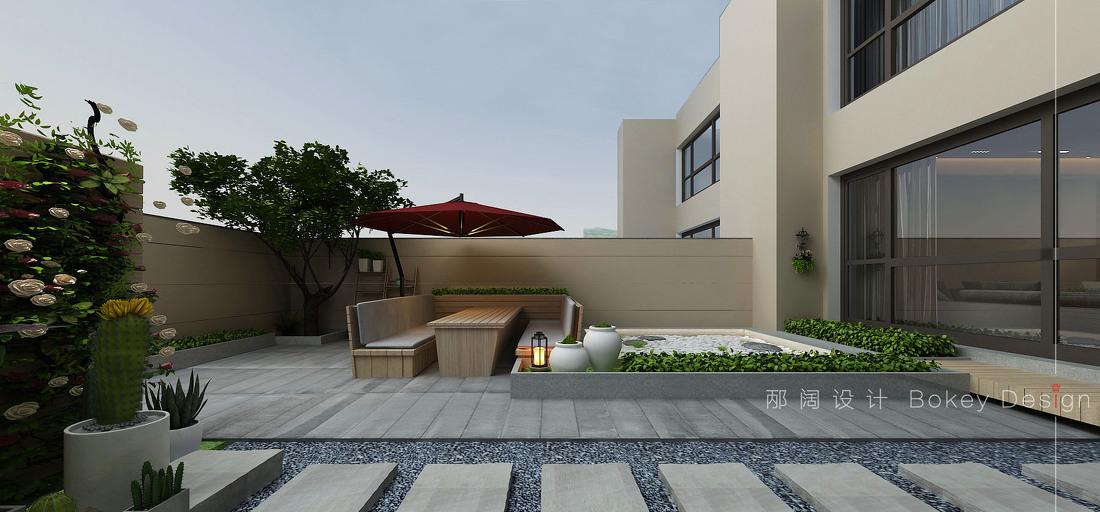 龙湖天璞叠墅游戏影音花园设计-7