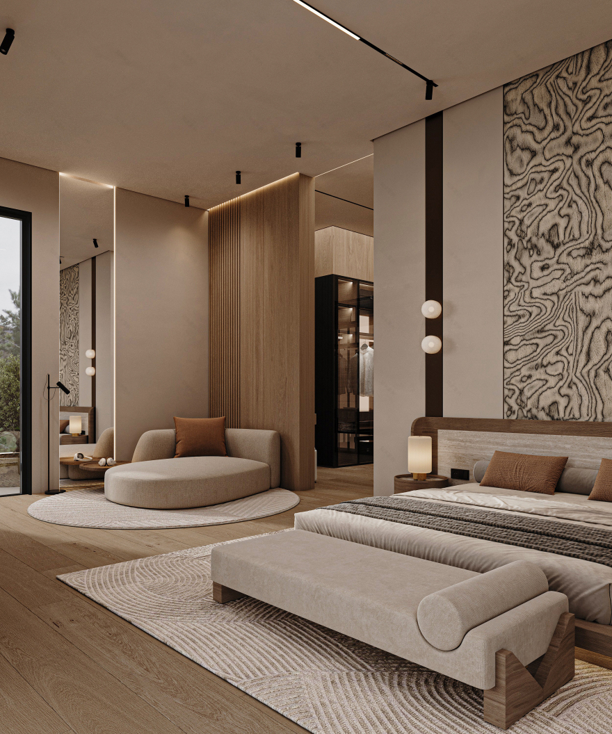 Master Bedroom(主卧项目)丨沙特阿拉伯丨Dina Farouk(archivision studio)-15