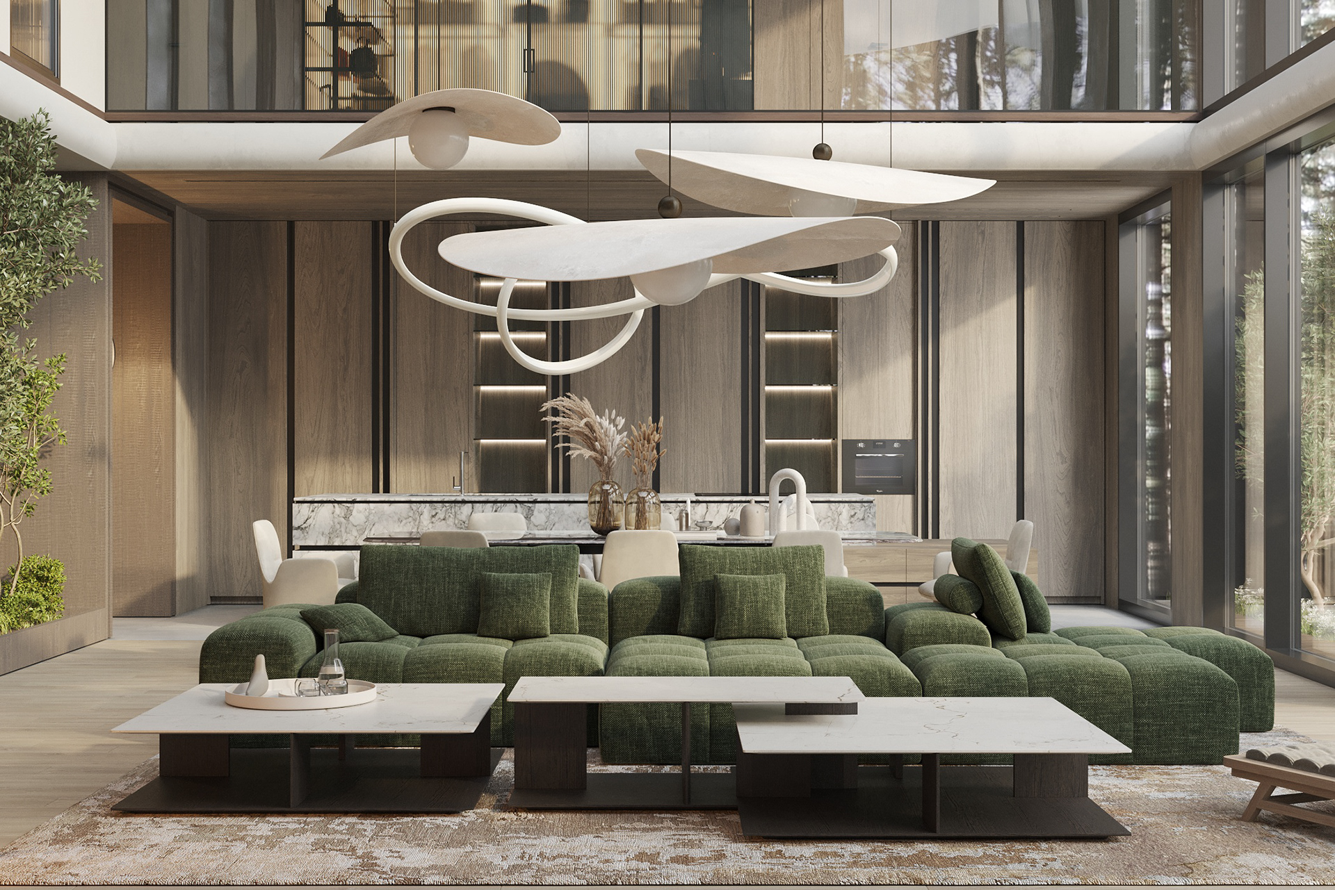 自然风现代别墅设计-1