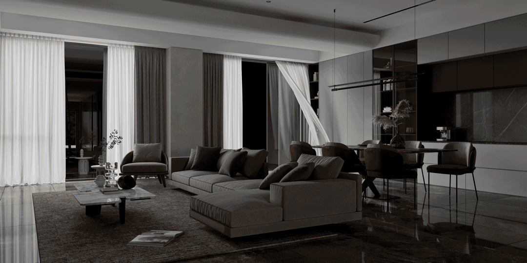 灰调极简奢华空间 · 重庆华侨城·岚溪云墅丨中国重庆丨唐士力,程沁,钟文-23