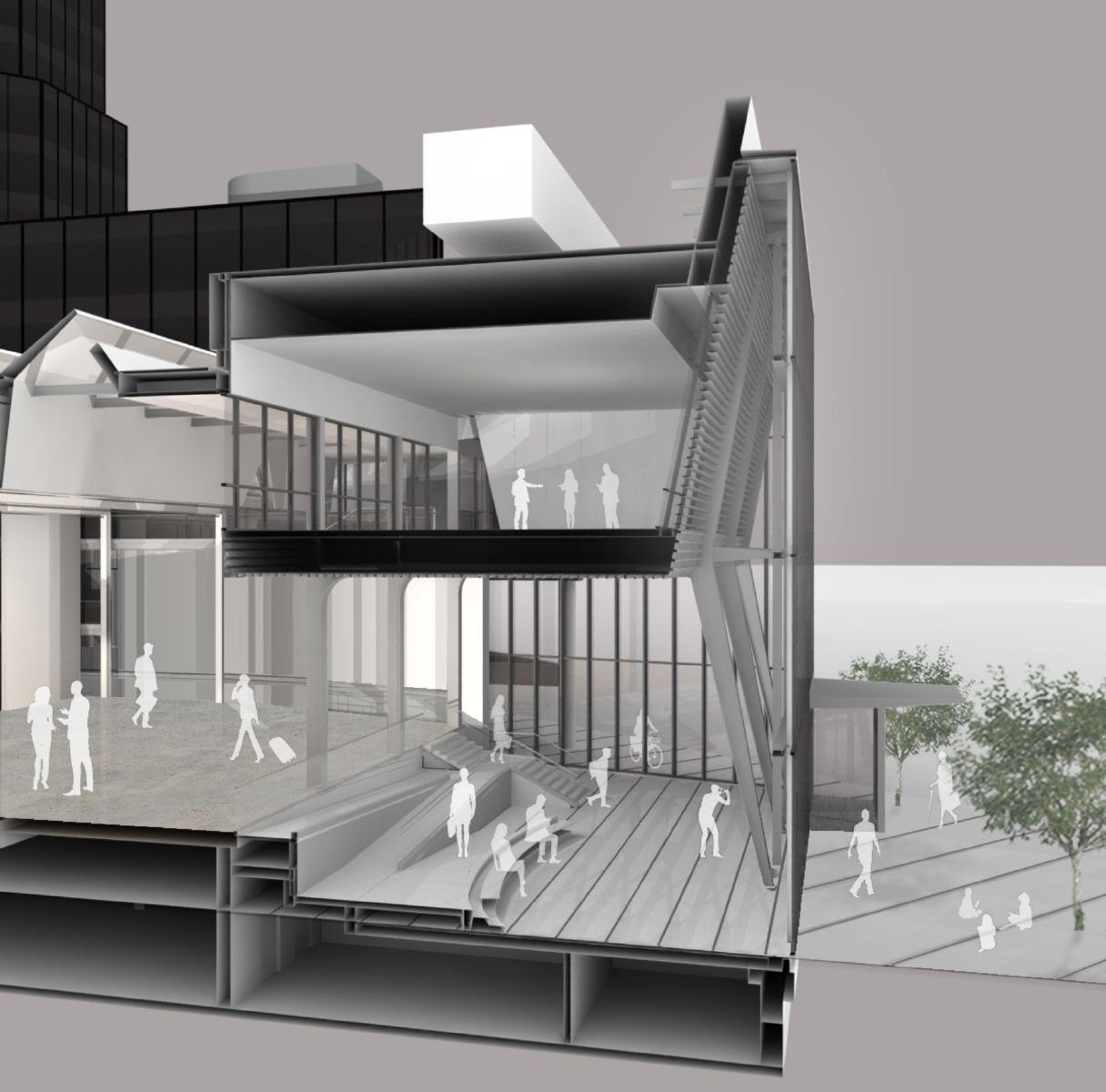 麻省艺术与设计学院媒体中心,旧建筑新生命-35