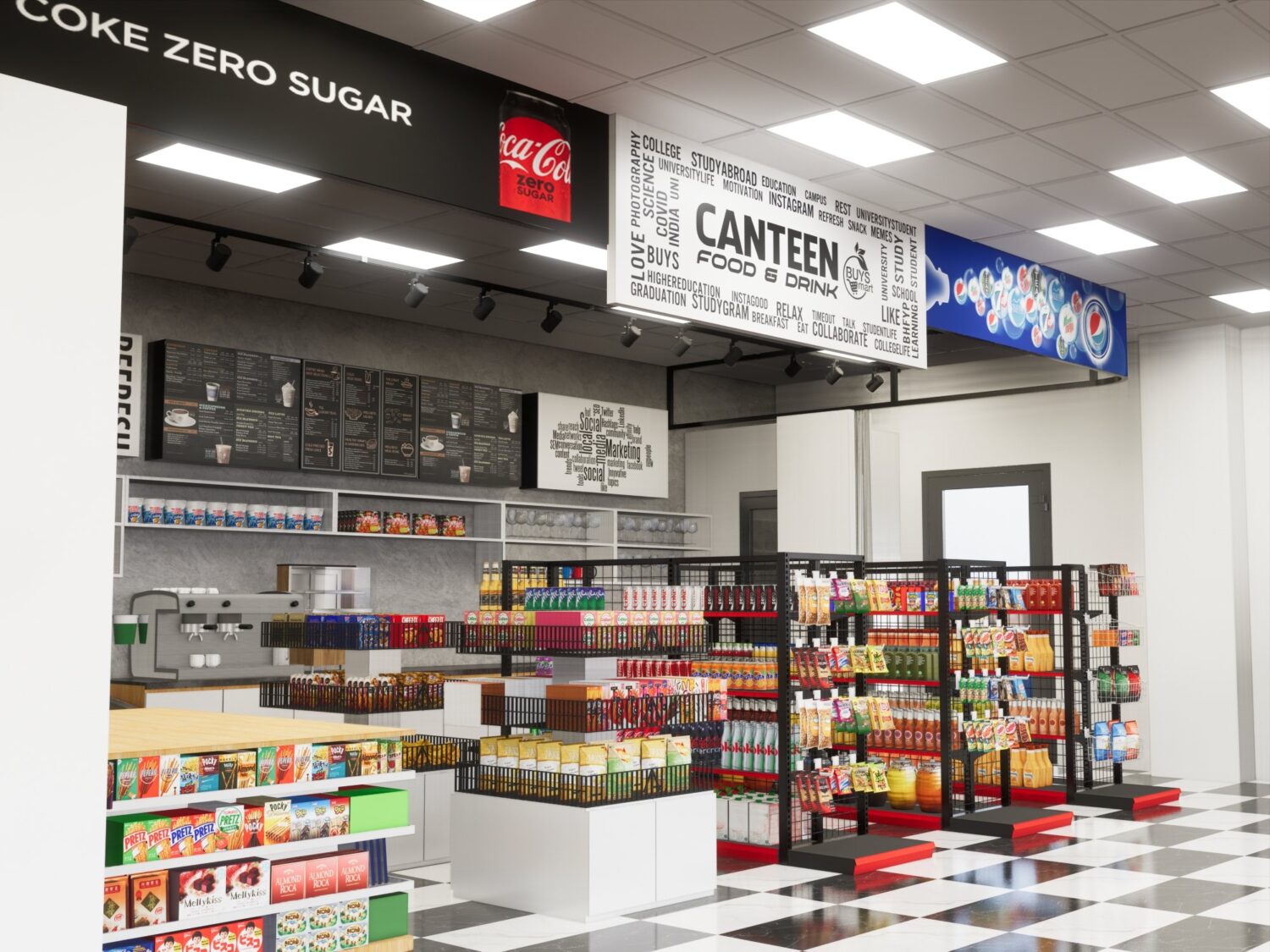 7443. Free Sketchup Modern Stores Interior Model-5