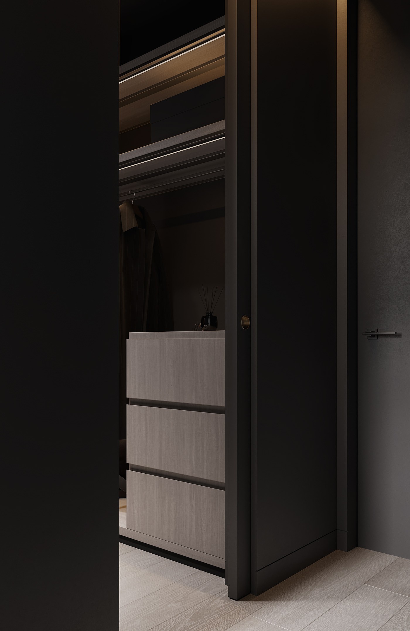 高级黑色系住宅设计 超酷-15