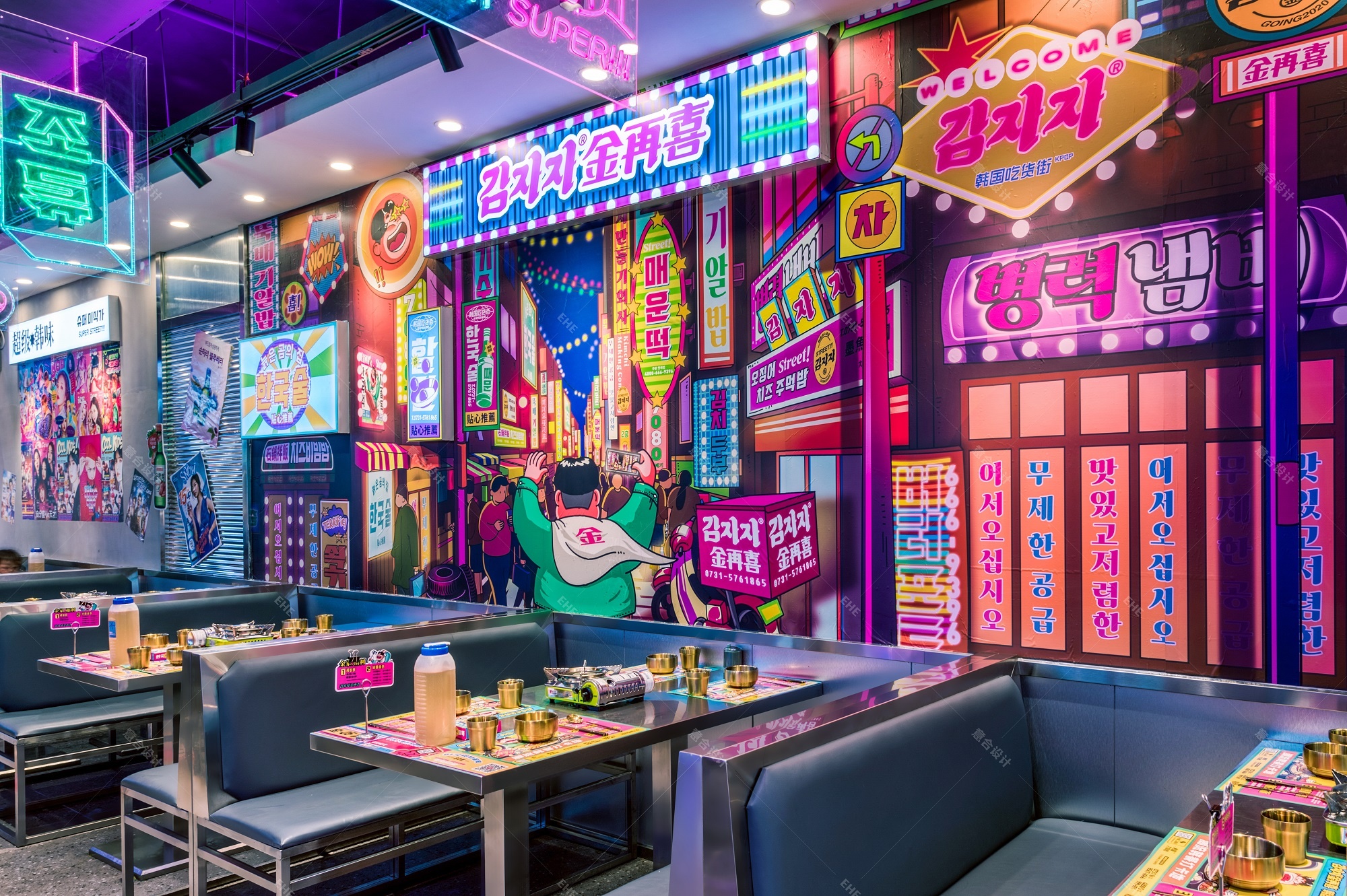 金再喜·韩国大排档丨意合设计-21