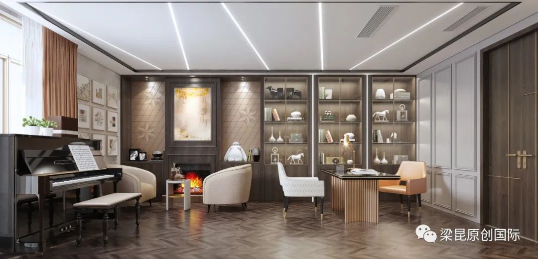 新外滩三代同堂的 272㎡美式轻奢之家-19