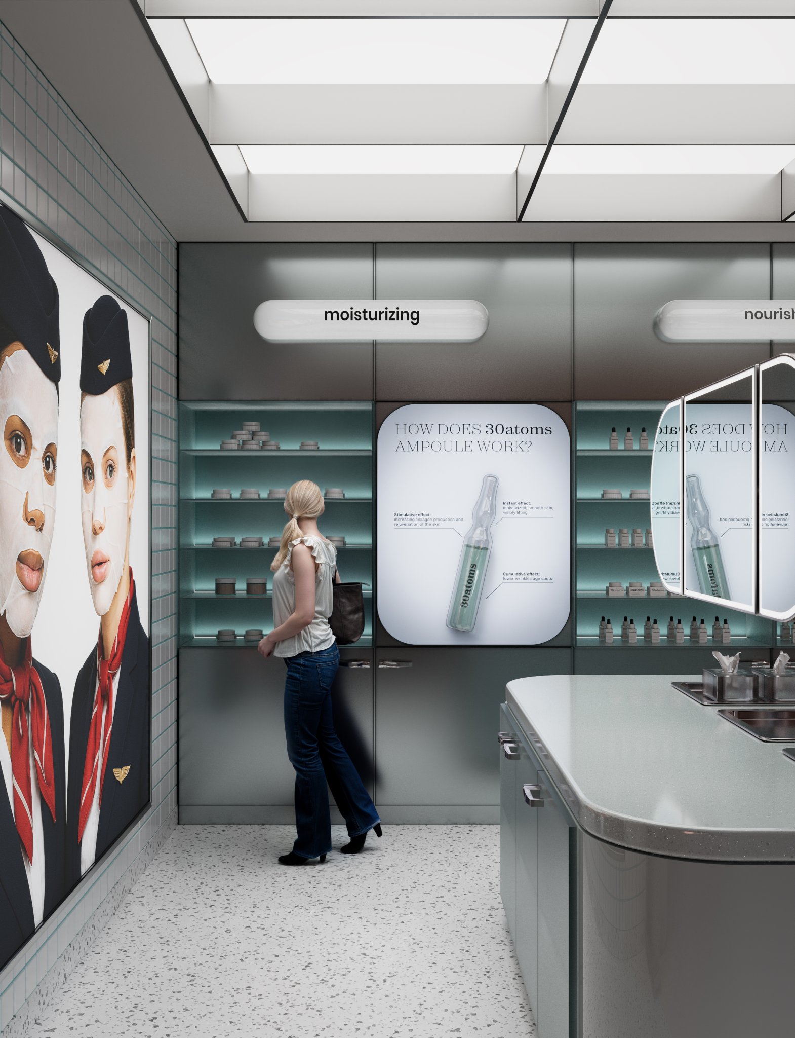 护肤品牌30atoms快闪店丨Kseniya Popova-14