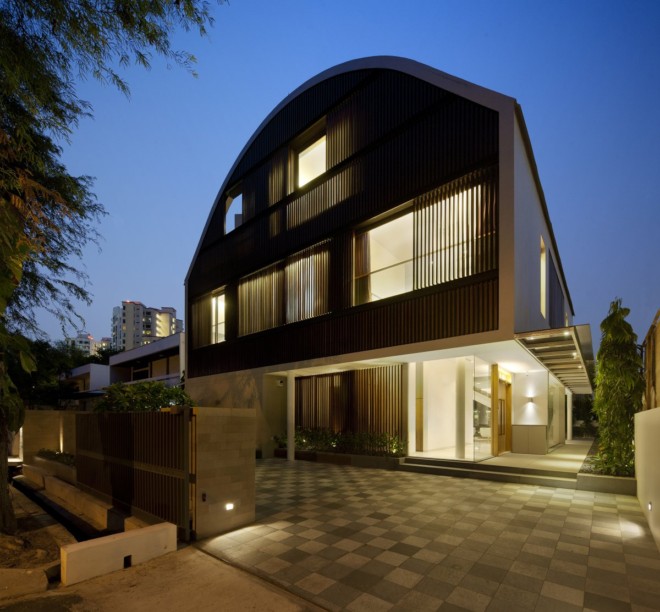 豪华别墅 现代风格新加坡现代住宅设计-0