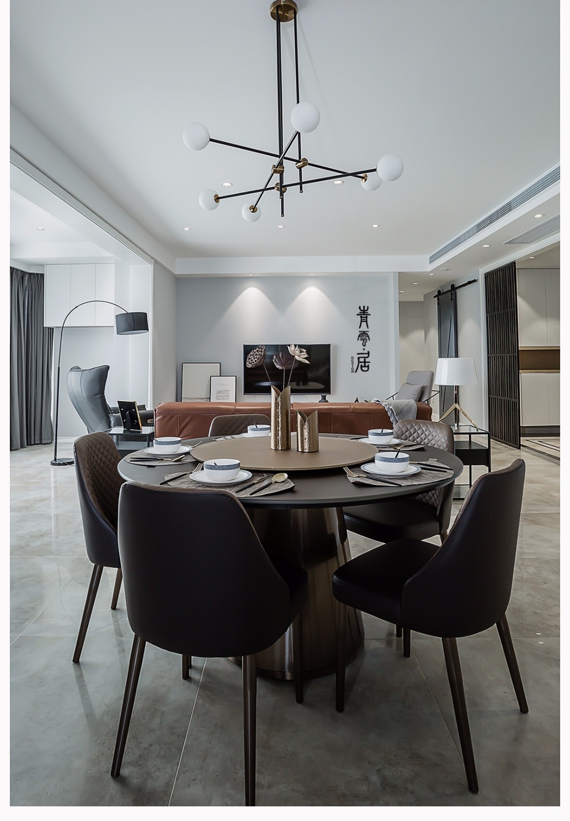 196㎡现代风格住宅  青云居设计-20