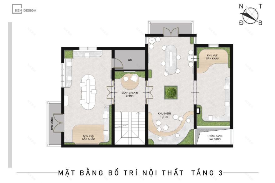 Maris Coffee咖啡馆设计丨越南丨KenDesign-20