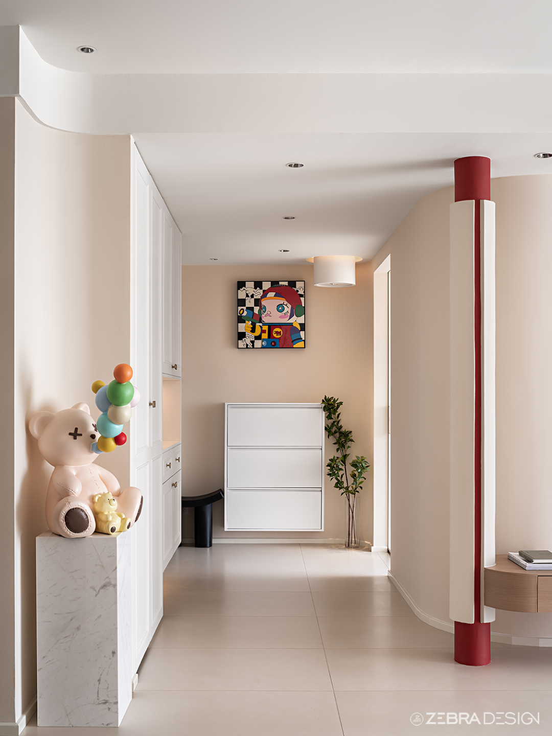 奶咖旋律中的现代轻法和谐空间丨中国桂林丨斑马设计事务所-7