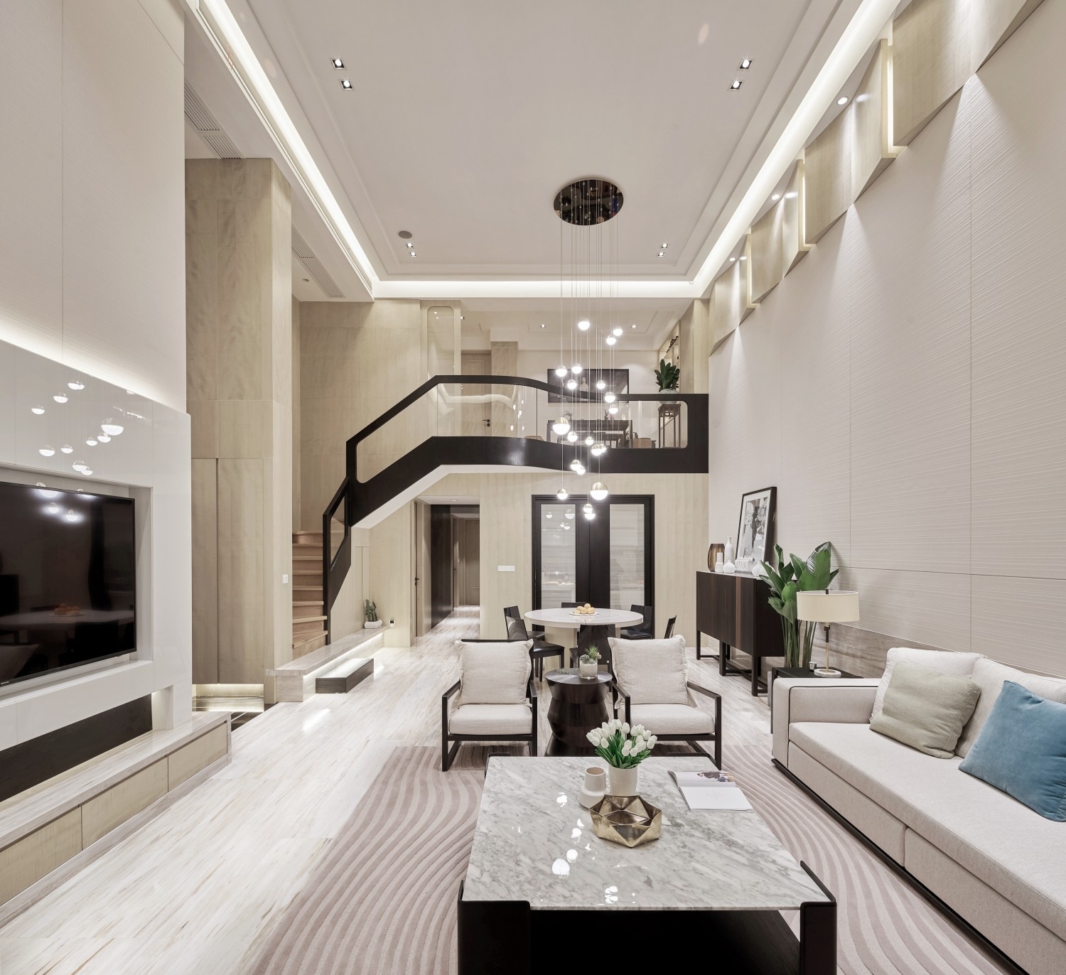 265㎡温州国际豪庭别墅  澍一空间设计-14