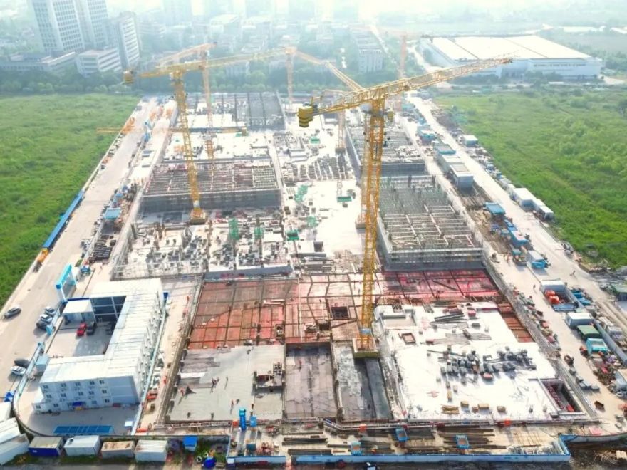 打造浦东医械产业新高地!中建八局三公司周浦医疗器械总部园项目冲出正负零-38