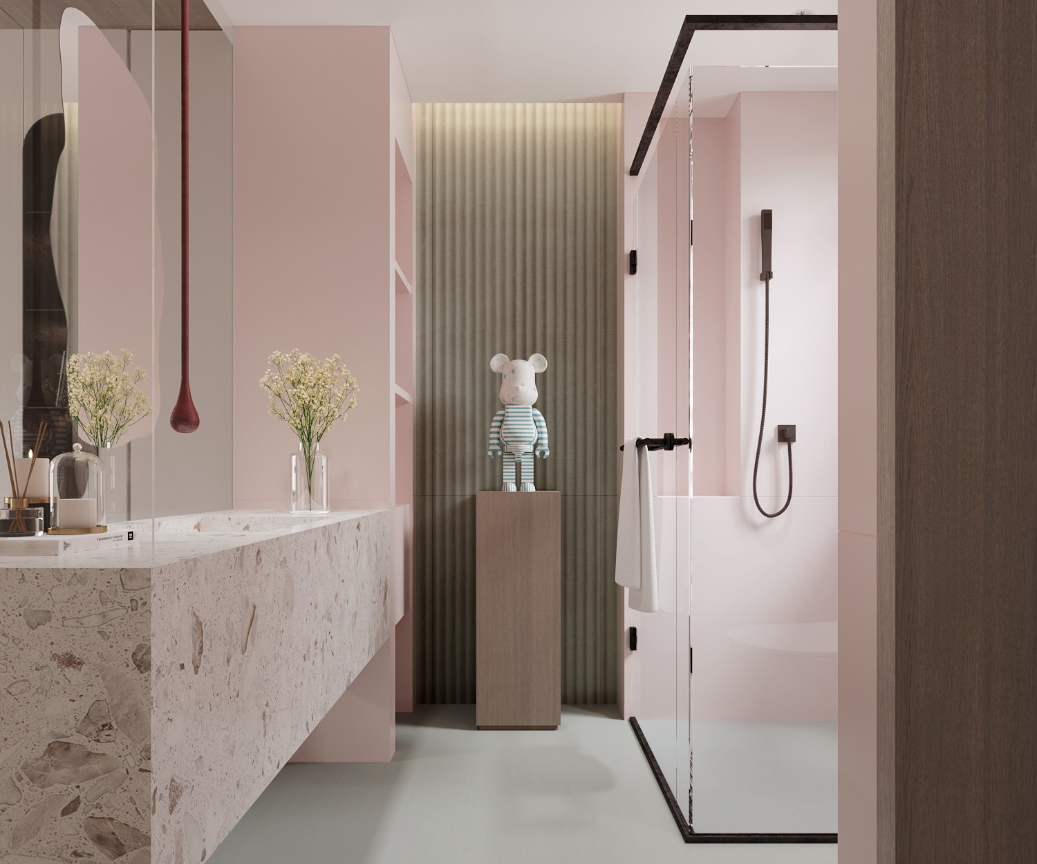 大地色系跃层套房设计丨Vike-27