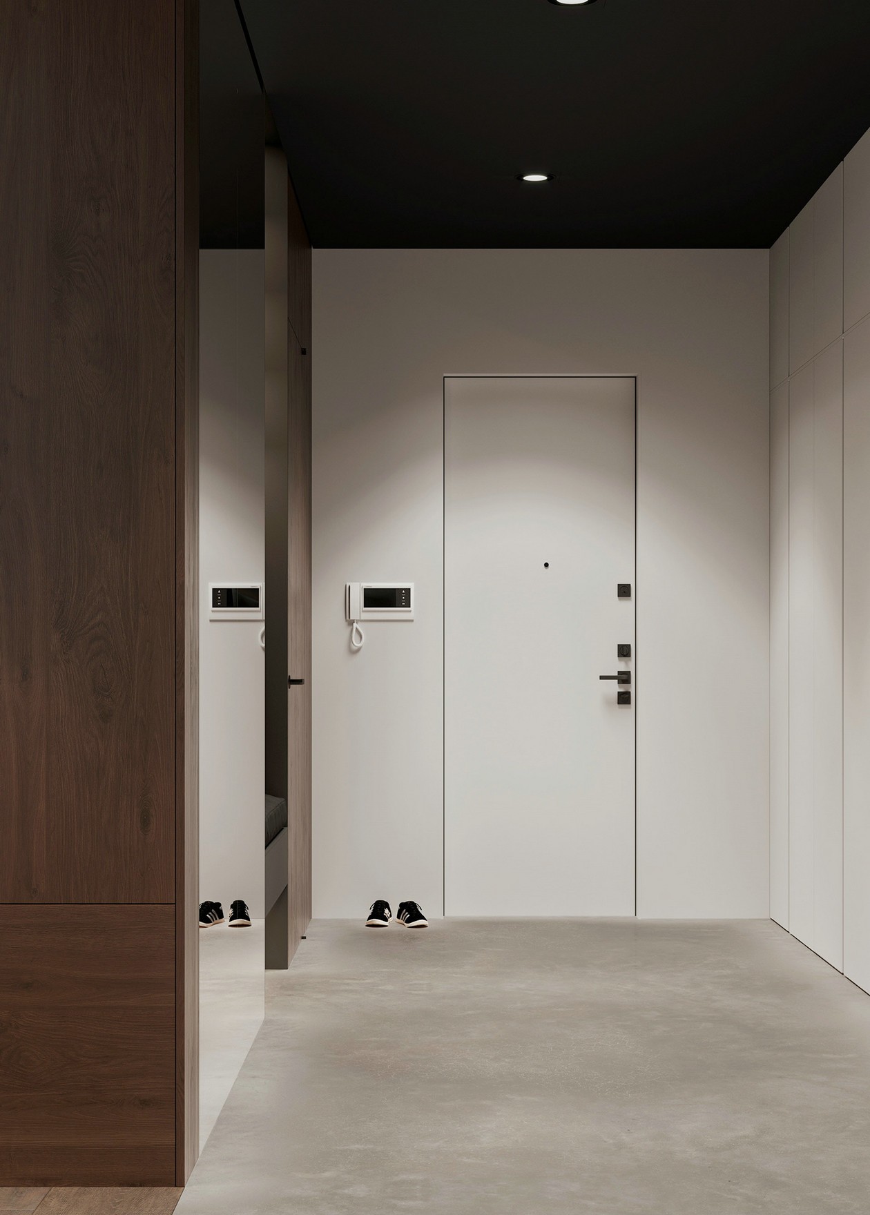 黑色系住宅设计  这也太高级了吧！-3