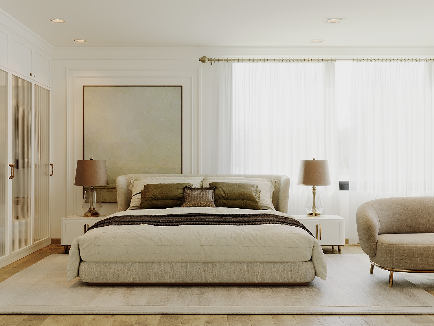 Neoclassic villa interior design- First floor-4