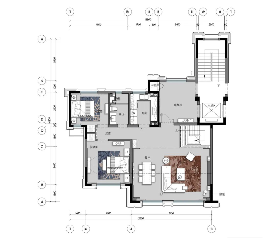 包头中海铂公馆叠墅丨中国包头丨广州置在设计有限公司-63