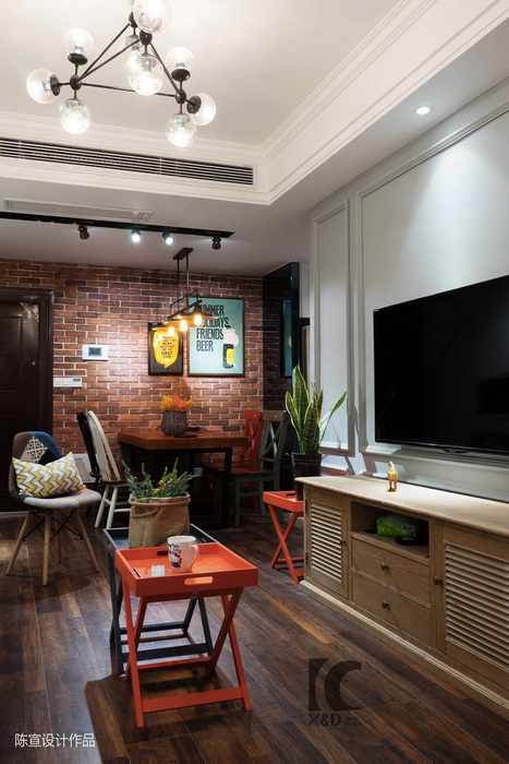 陈宣设计 · 重庆 65 平米美式工业风住宅-10