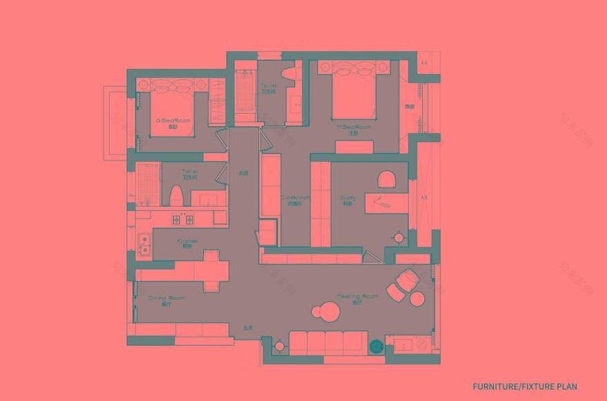 南北通透户型的卧室改造,实现储物与空间利用最大化-6