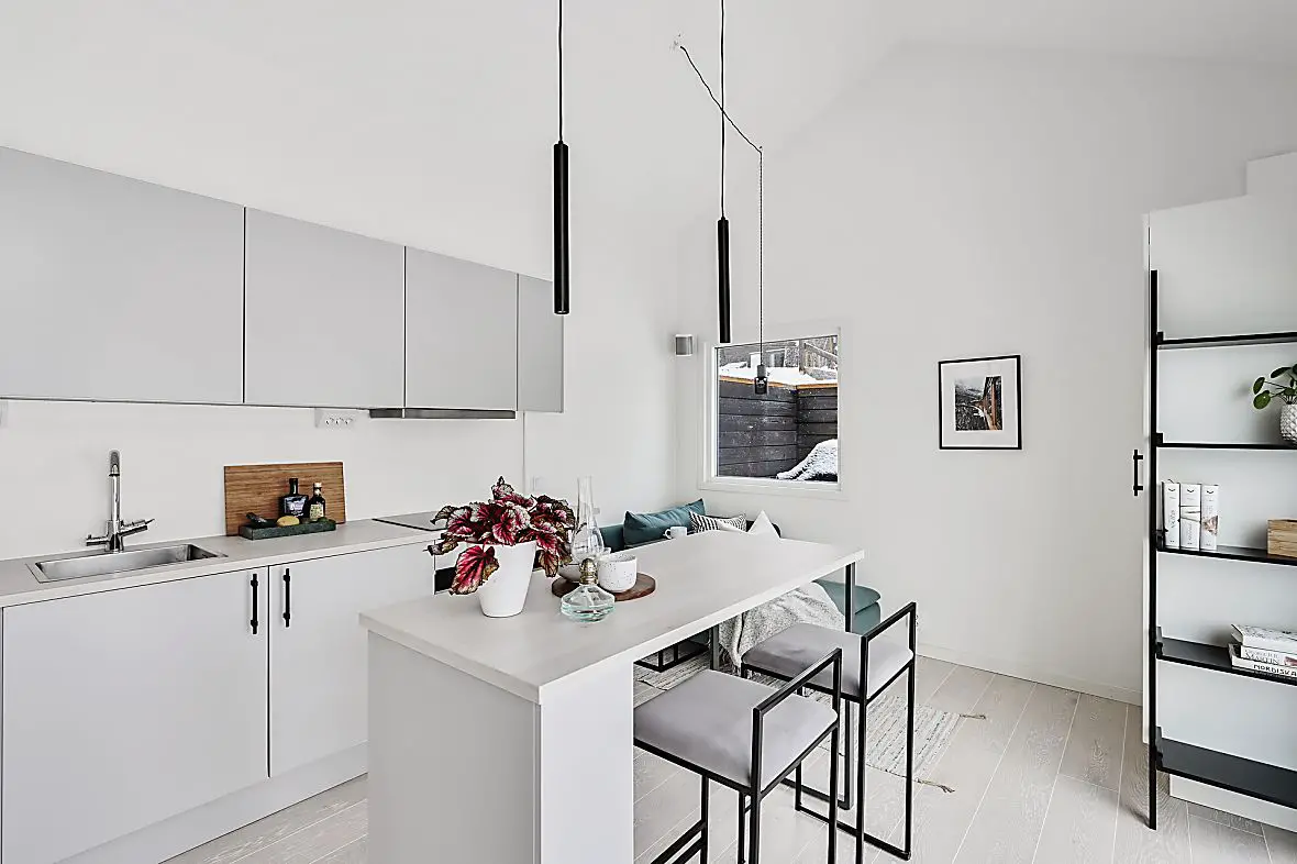 瑞典 28m2 木质迷你屋的极简设计魅力-7