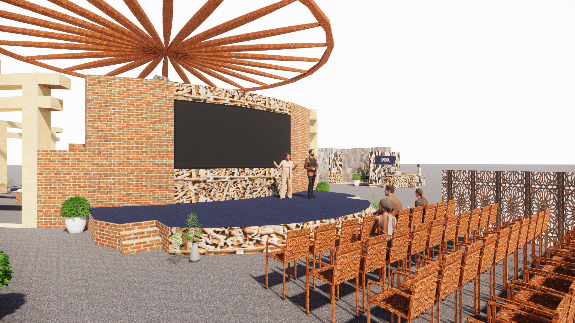 印度馆瓜达拉哈拉世博会设计丨墨西哥瓜达拉哈拉-32