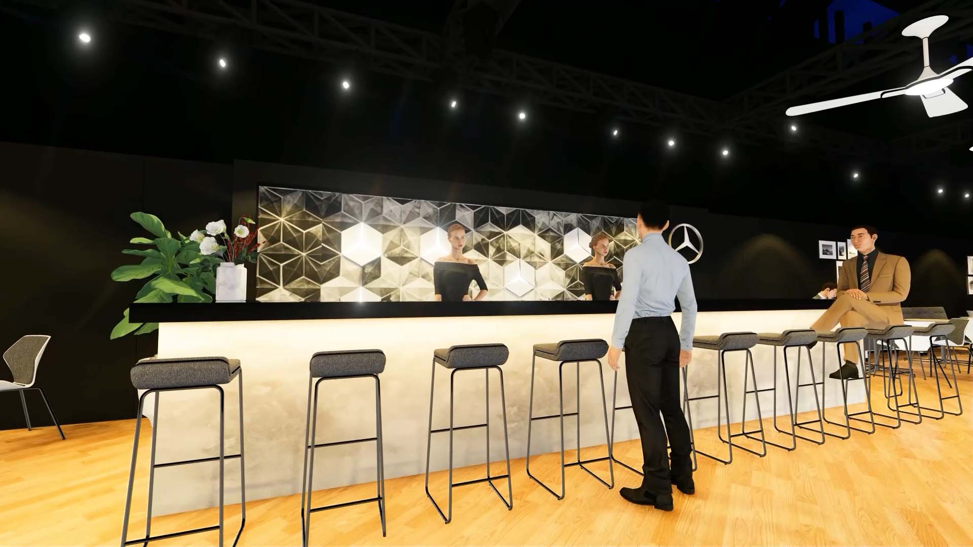 BOOTH MERCEDES CONCEPT 2021-24