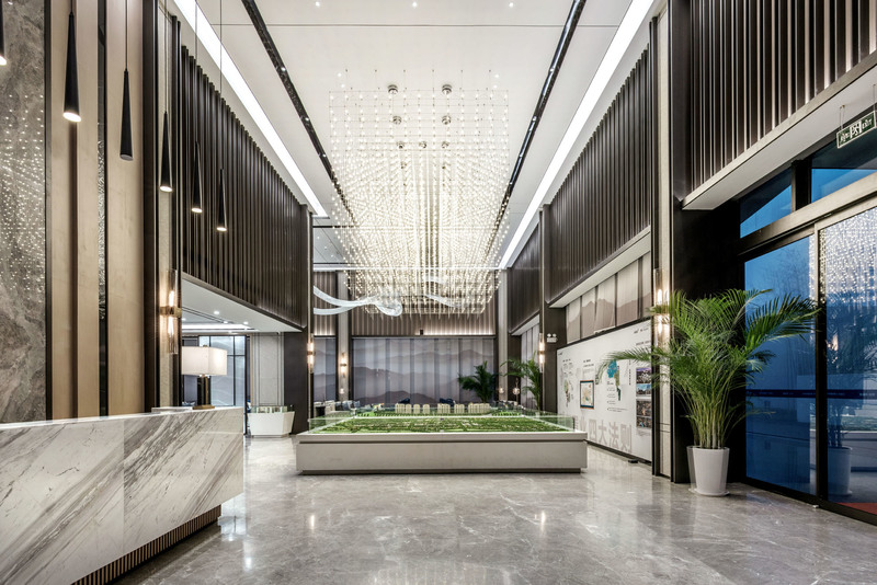 华夏郑州新郑孔雀城售楼处——摩登东方的生态艺术空间-26