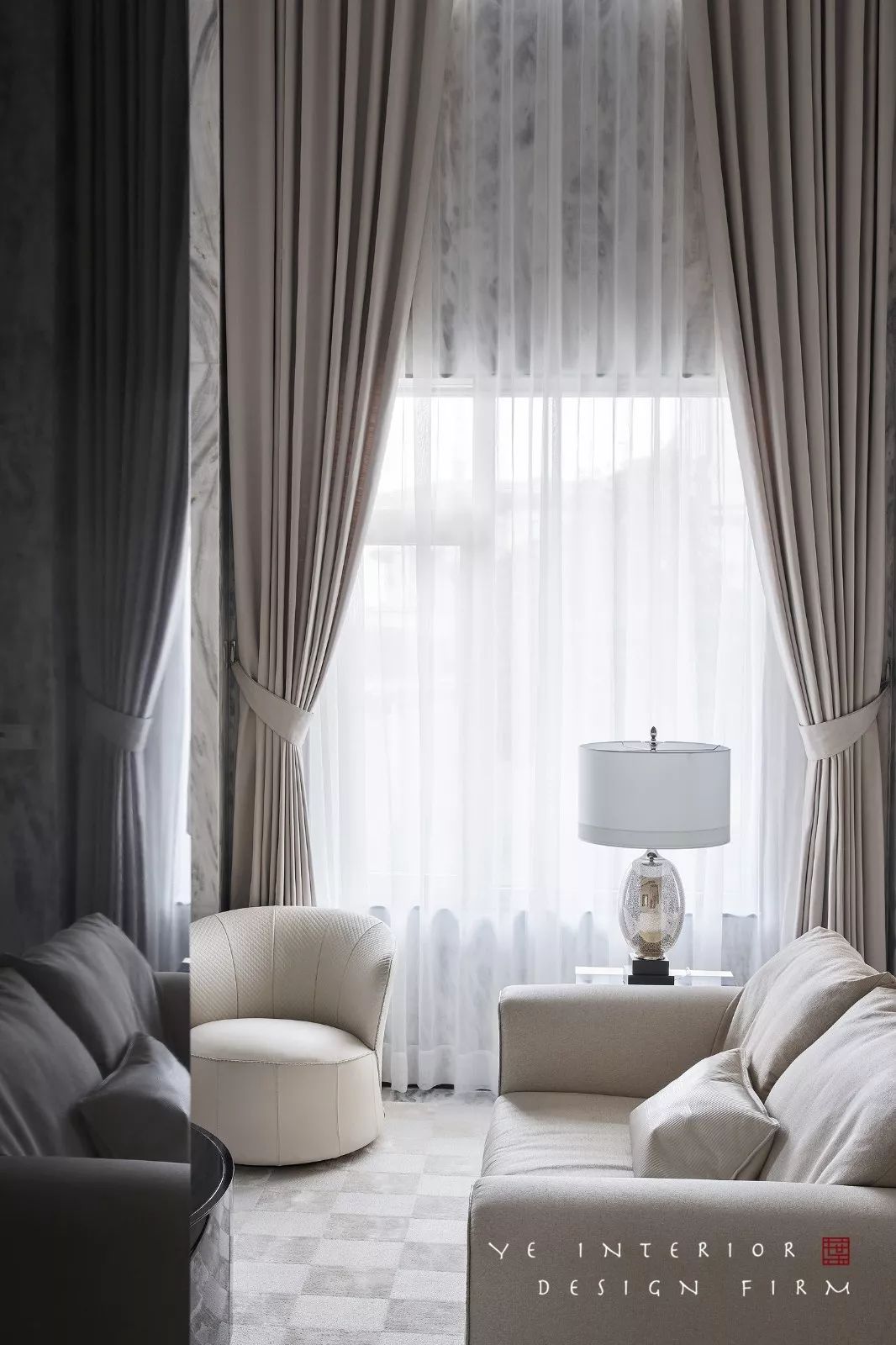 玉环滨江壹号别墅,演绎意式轻奢与现代极简的优雅空间-9