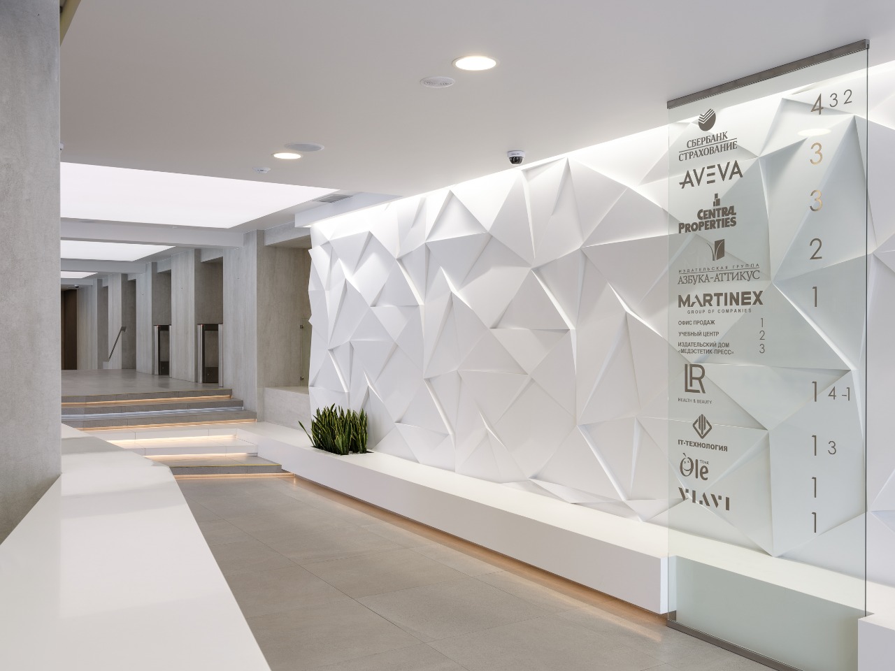 莫斯科“Pavlovsky”商务中心简约风大厅设计-19