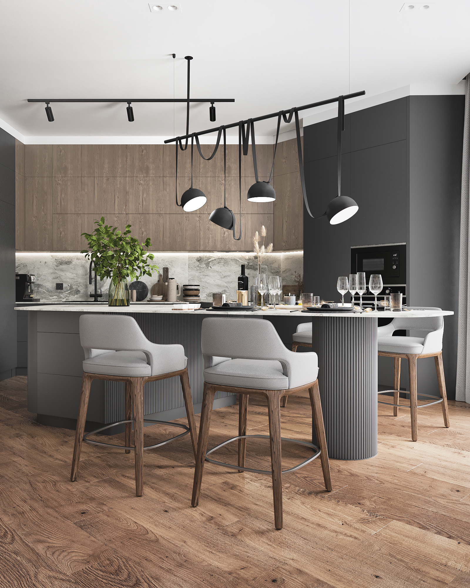 Интерьер Квартиры ЖК Спектр, Новосибирск-4